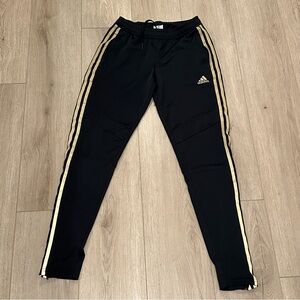 Adidas tiro soccer pants black & gold